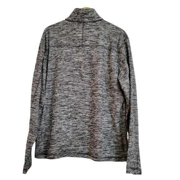 NEW Vintage 1946 Micro-Fleece Quarter-zip Pullover Large Charcoal, New With Tags - Picture 4 of 7